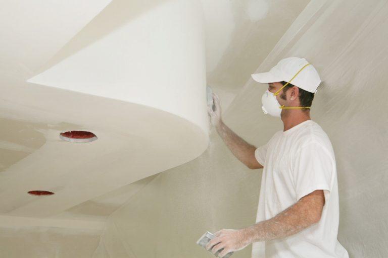 gesso em placas