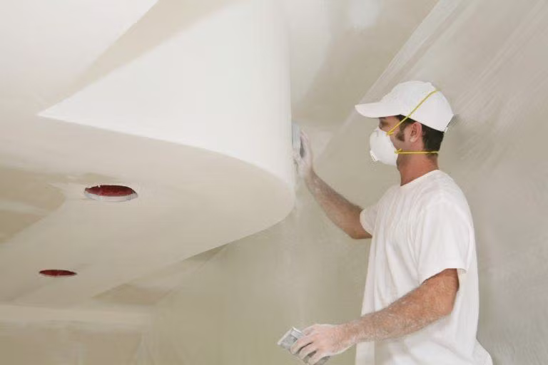 gesso em placas